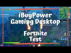 iBuyPower PC Fortnite Test/Review! Testing Different Settings! i7 9700K CPU