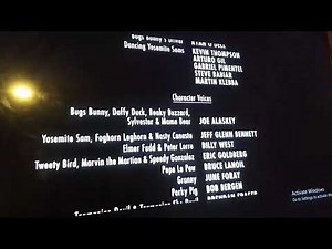 looney tunes back in action 2025) end credits