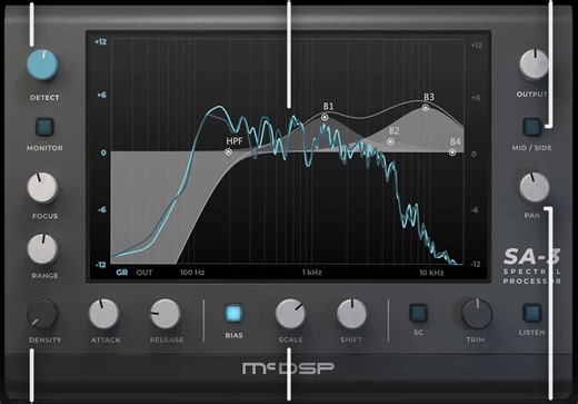 SA-3 Dialog Processor by McDSP - Spectral Processor Plugin VST VST3 Audio Unit AAX