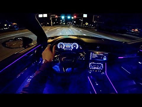 2019 AUDI A7 Sportback | NIGHT Drive POV | AMBIENT Lighting by AutoTopNL
