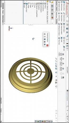 How Engineers Design Airflow Vents in SolidWorks!!! #cad #mechanicalengineering #solidworks