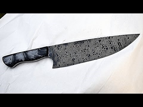 Forging a Damascus Kitchen Knife