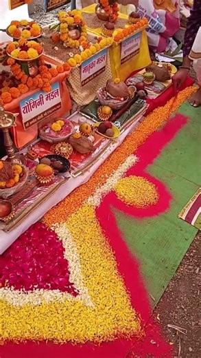 # Devta Mandal sthapna, Ganesh pujan, Rudra Pujan, Matruka Puja, navgrah Shanti...🪷🙏🌹