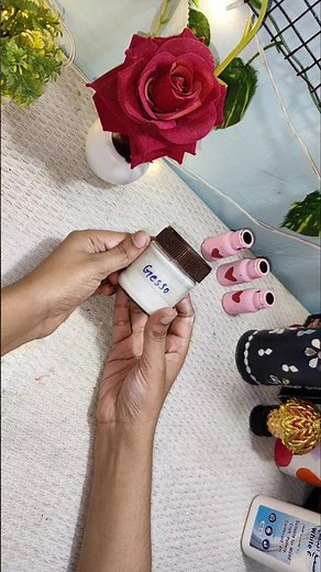 DIY Gesso at Home with Just 3 Ingredients|Easy & Budget-Friendly #DIYGesso #HomemadeGesso #art hacks