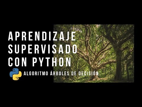 Ejemplo simple de APRENDIZAJE SUPERVISADO CON PYTHON (Algoritmo Árboles de Decisión)