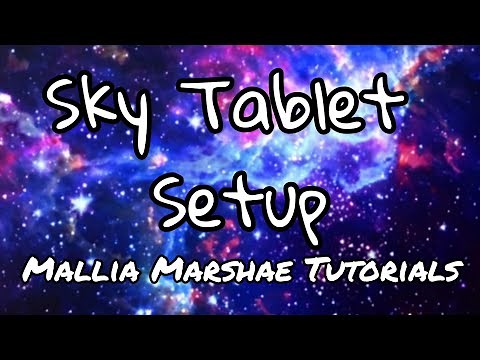 Sky Device Elite Octa Tablet | SETUP | MALLIA MARSHAE TUTORIALS