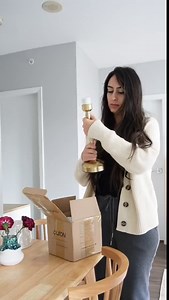 OUTON Touch Control Table Lamp for Living Room, 3-Way Dimmable Nightstand Bedside Lamp with Linen Fabric Shade for Bedroom Office, Gold