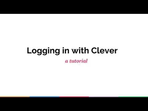How to Login to Clever for an Avant Test