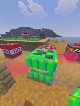 Exploding Minecraft Villages 13 #minecraft #tnt #earthquake