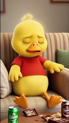 Cartoon Duck’s Sleepy Yawn Moment | Little Duck World