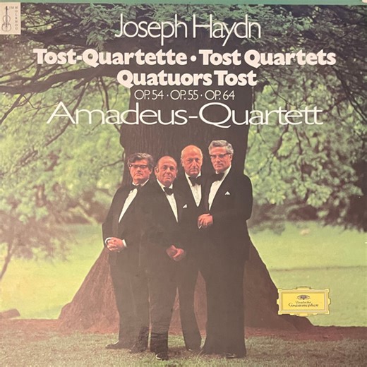 Joseph Haydn, Amadeus-Quartett - Tost-Quartette = Tost Quartets = Quatuors Tost Op.54 Op.55 Op. 64