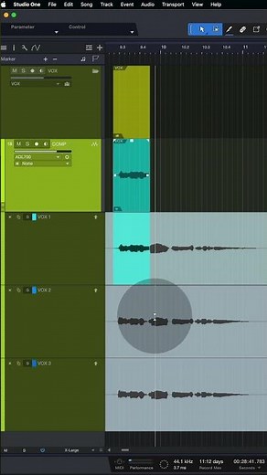 Comping Takes and Layers is Simple in Studio One 6.2 | PreSonus