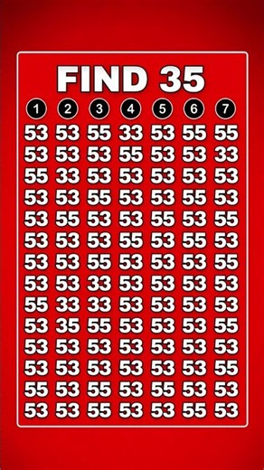 Can You Find 35? 🔥 Only Sharp Eyes Can Spot It! 🧠👀
