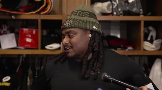 49ers defensive tackle Kalia Davis reveals how defense can stop Seahawks. Read more: shorturl.at/hb7YS | NBC Sports Bay Area / California