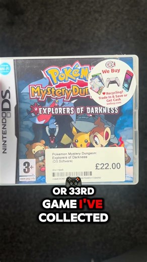 Pokemon Mystery Dungeon Explorers Of Darkness #pokemon #pokemongames #nintendods #retrogaming