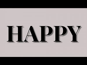 How to Pronounce 'Happy' in English | Learn Different Accents: American, British, Australian