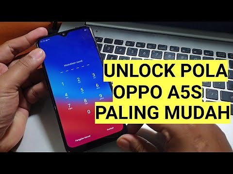 Cara Unlock Oppo A5S Lupa pola pin sandi Tanpa Dongle USB Only