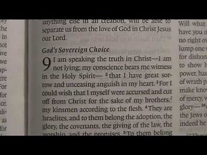 Romans, chapter 9 (ESV)