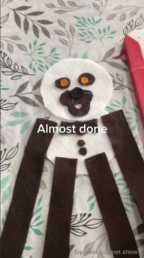 Making Freddy paper pal plush #fnaf #fnaf2 #fivenightsatfreddys