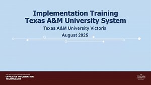 TAMU Victoria Canopy FAMIS Training 1