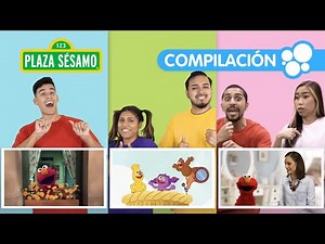 Plaza Sésamo: ¡Una hora de Elmo, Comegalletas y sus amigos en lenguaje de señas! | Compilación