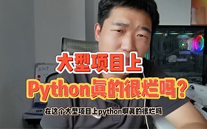在大型项目上，python真的很烂吗？