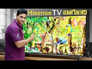 Hisense U6N Pro QLED Ultra HD 4K 55inch Smart VIDAA TV Unboxing & Review || Telugu Tech Tuts