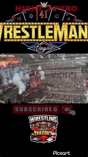 WrestleMania 41 Night 2 PYRO was INSANE 😭🔥