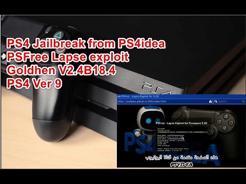 PS4 Jailbreak PSFree Lapse exploit for PS4 Ver 9 with goldhen V2.4B18.4