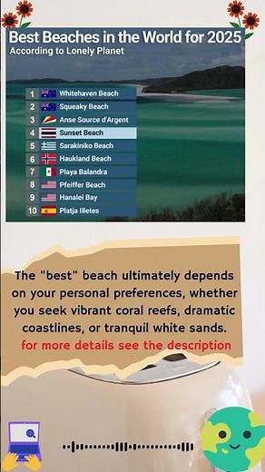 Top 10 Beaches in the World #ranking