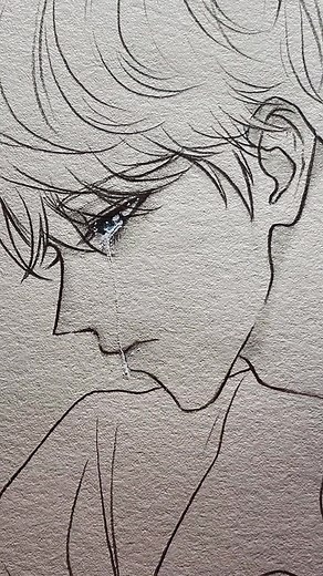 Sad Anime Boy Drawing Tutorial: Easy Steps to Express Emotions
