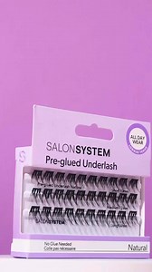 1.4K views | ✨ NEW from Salon System! ✨ Introducing Pre-Glued Underlash Lashes – no glue, no fuss, just flawless lashes all day long!  Choose from various styles & lengths for a seamless, natural look. Plus, the kits include a luxe gold tweezer for perfect placement! Shop now & level up your lash game!  Tap the link to shophttps://tinyurl.com/3akpmfsb | Capital Hair & Beauty | Facebook