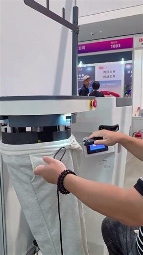 Automatic rope threading machine