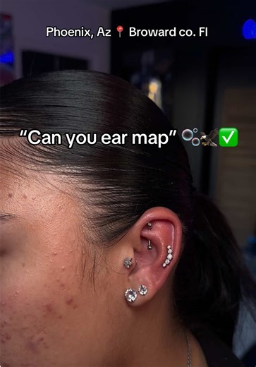 Tier 2 bundle deal 🦋 She got 4 piercings 🫧 Jewelry & aftercare included ! (Tragus, 2nd lobe, helix, and rook) TEXT (305)-332-4575 FOR AVAILABILITY/INQUIRES 💗✅ #Arizonapiercer #phoenixpiercer #browardpiercer #fortlauderdale #arizonatattooshop