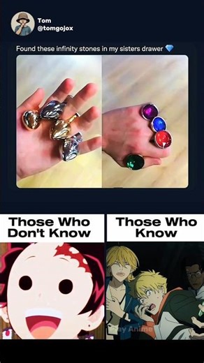 Infinity Rings 😨 #lazarusanime #anime #demonslayer #tanjiro