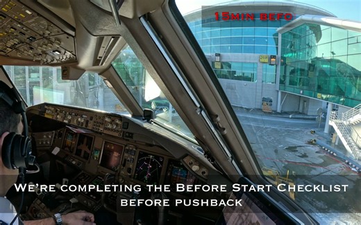 B777 起飞 仁川 4K | Cockpit View |