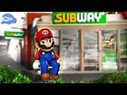 SMG4- Mario goes to subway and purchases 1 tuna sub with extra mayo