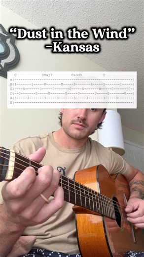 “Dust in the Wind”- Kansas #fingerpicking #acousticguitar #guitarlessons #travispicking