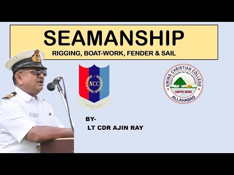 SEAMANSHIP RIGGING, BOAT-WORK, FENDER & SAIL