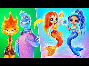 Four Mermaids Elements / 31 DIYs for LOL OMG