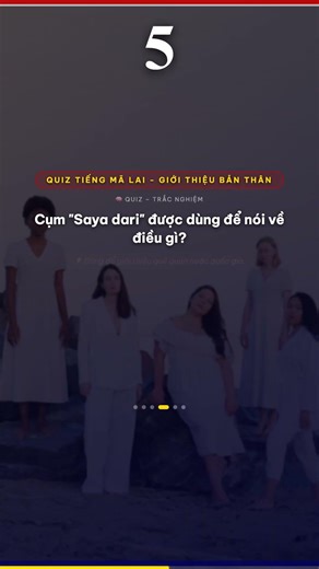Quiz tiếng Mã Lai: Giới thiệu bản thân (Beginner)|Học Tiếng Malaysia Dễ Hơn Nhai Kẹo