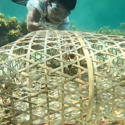 Fish trap naman ulit tayo mga idol. Abang2 sa paghango mamaya sana makarami. | Idol Inday Fishing TV