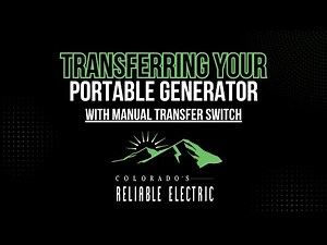 Transferring your portable generator - Manual Transfer Switch