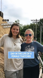 BBC Woman's Hour on Instagram: "‘A lot of the older generation males, I just don’t think they understand it when they see us up here’ Daisy and Anna are thatchers who’ve worked on roofs all over Devon 🔨 They featured in our Listener Week in 2023 showing us what their job entails and why they want to see more women getting involved in thatching 🙌 We wanted to #throwback to the video as Listener Week 2025 is coming up very soon in August!🎧 It’s a week where YOU choose all of our topics on the p