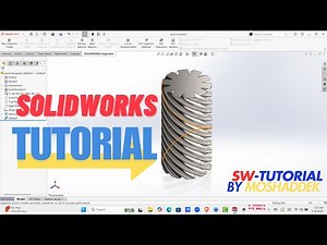 SolidWorks Design Tutorial Solidworks new Design #solidworks #tutorials #helix #solidworkstutorial