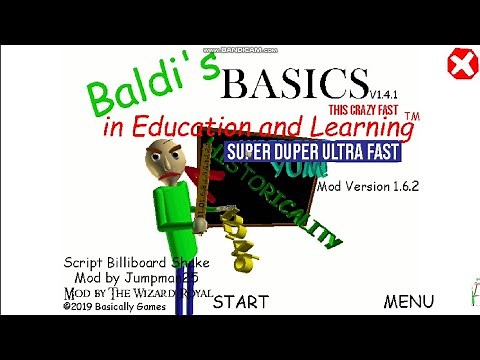 Baldi's Basics Super Duper Ultra Fast v.1.6.2 Update | Baldi's Basics mod v.1.4.1