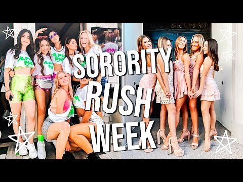 SORORITY RUSH WEEK VLOG!! // UNIVERSITY OF ARIZONA ALPHA PHI!!