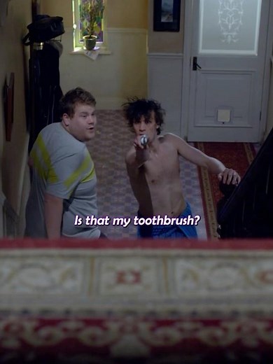 The Doctor mistook the toothbrush for his sonic screwdriver! #doctorwho