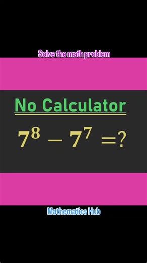 2.4K views · 4 comments | Solve the math problem #mathproblem #viralreels #viral #maths #solve | Mathematics Hub | Facebook