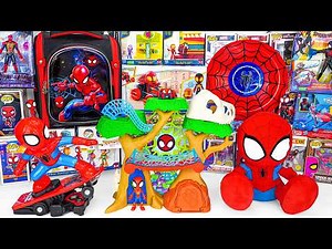 Marvel Spiderman Collection Unboxing Review | SPIDER-BOT BATTLES | RC Spiderman Skateboard
